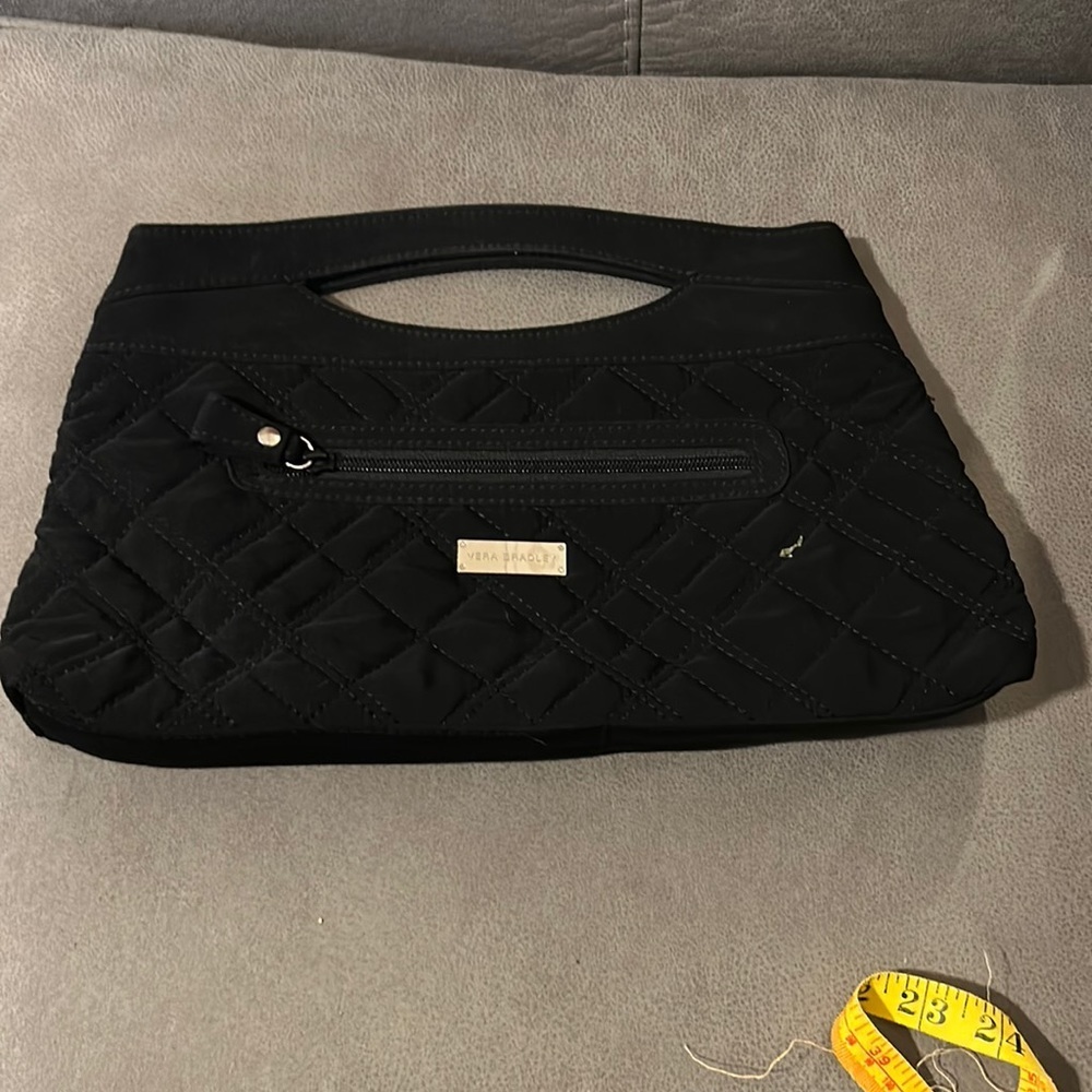 50%offw❤️ Black Vera Bradley Purse with zebra interior EUC PURSE-SALE was $60